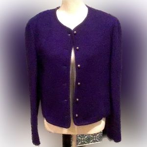 Gorgeous Purple Wool Jacket